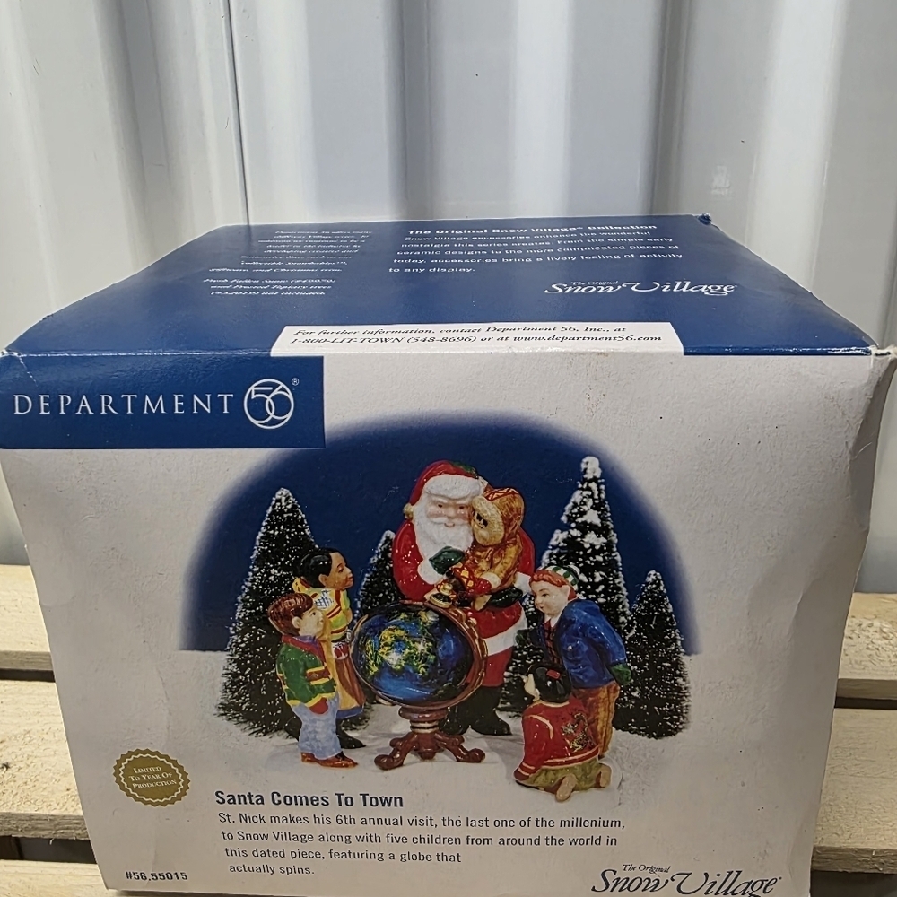 Department 56 Santa Comes Ti Town Holiday Figurine
